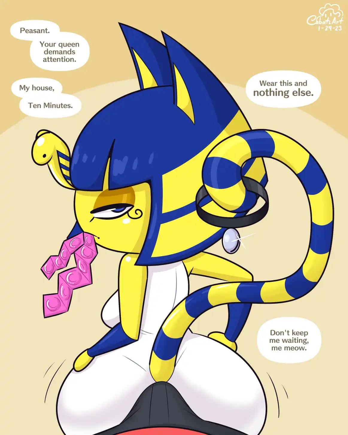 Confessing To Ankha Cobatsart 01