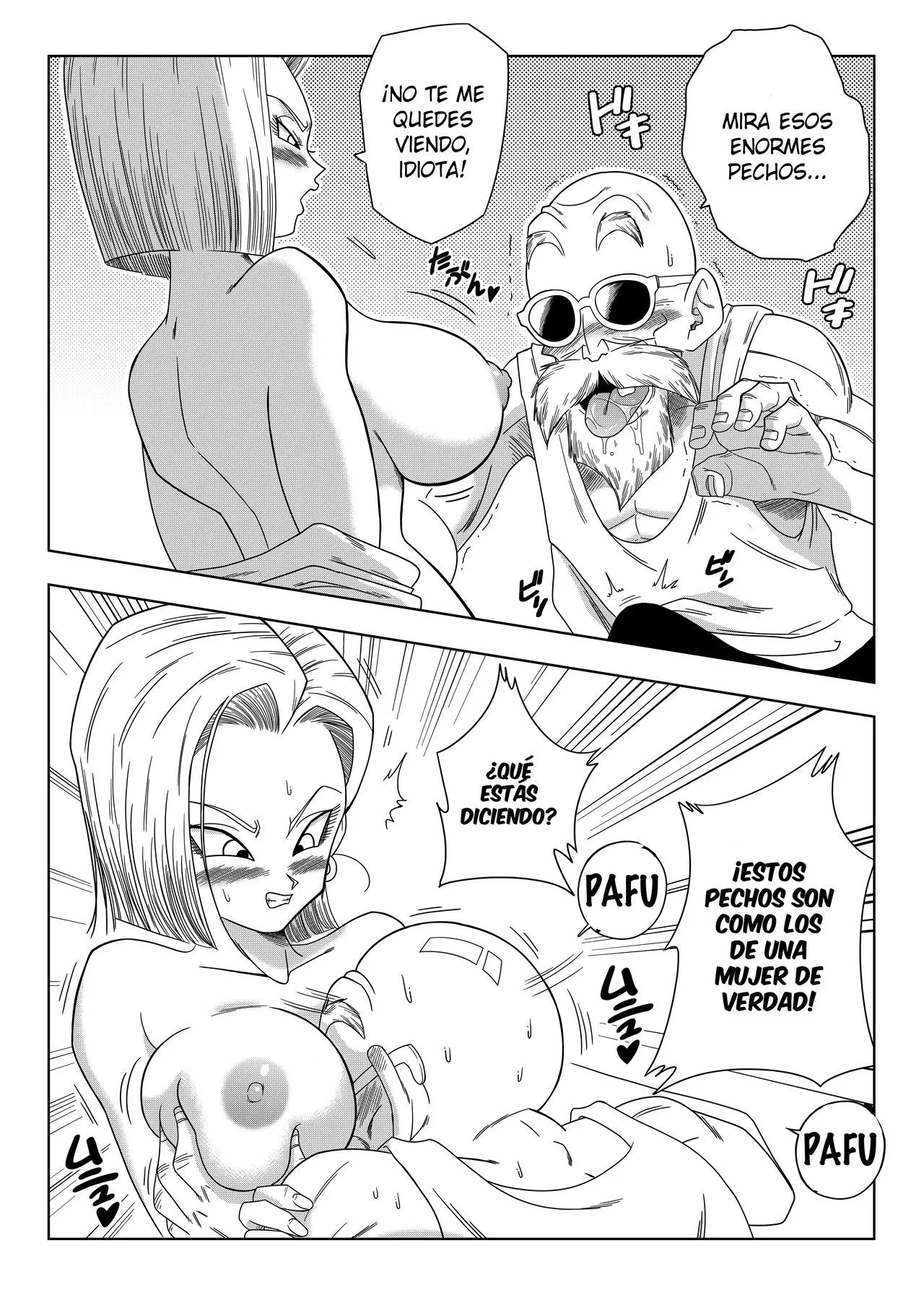 Android 18 vs El Maestro Roshi