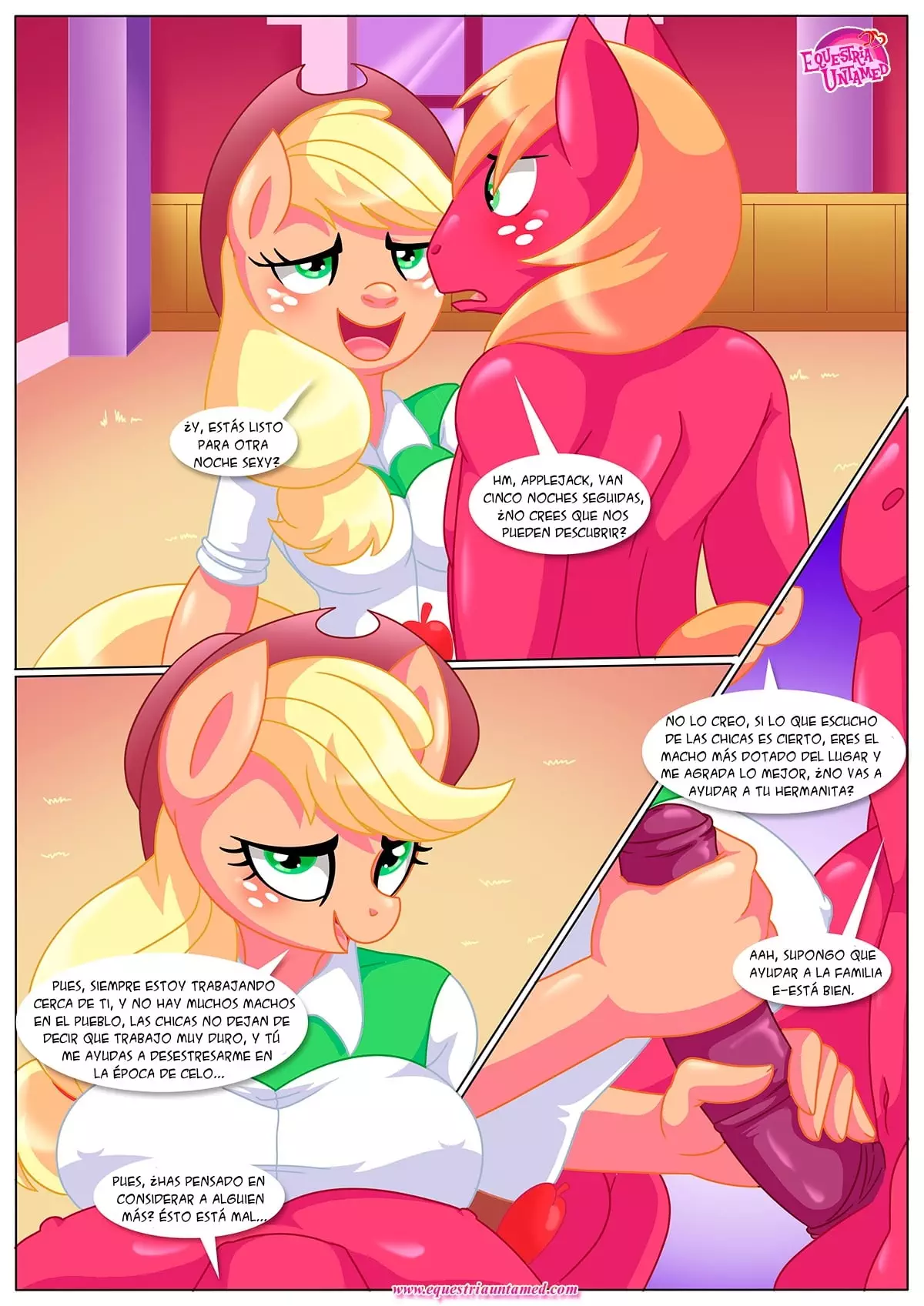 Applejack’s Secret is Out! – Palcomix