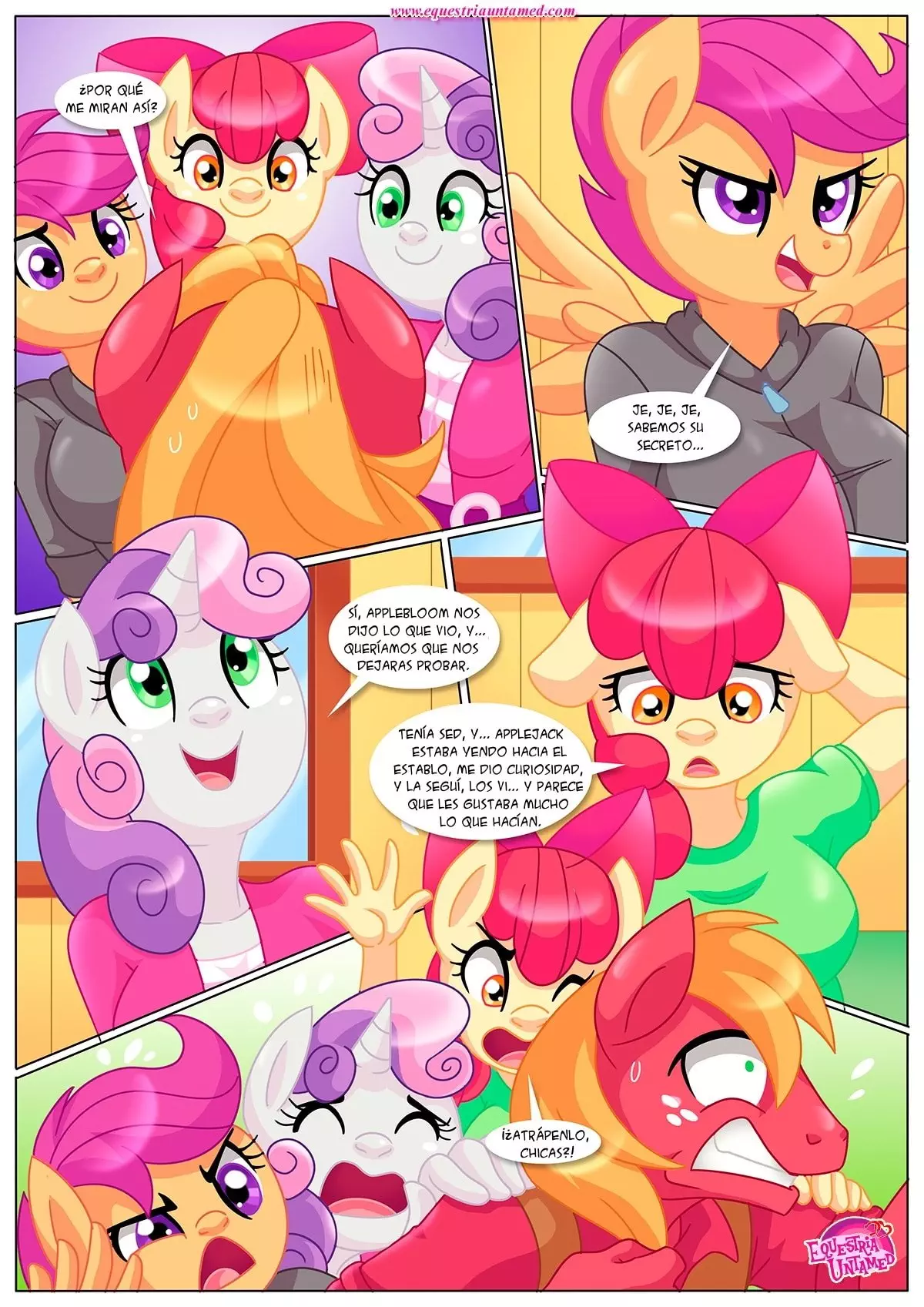 Applejack’s Secret is Out! – Palcomix