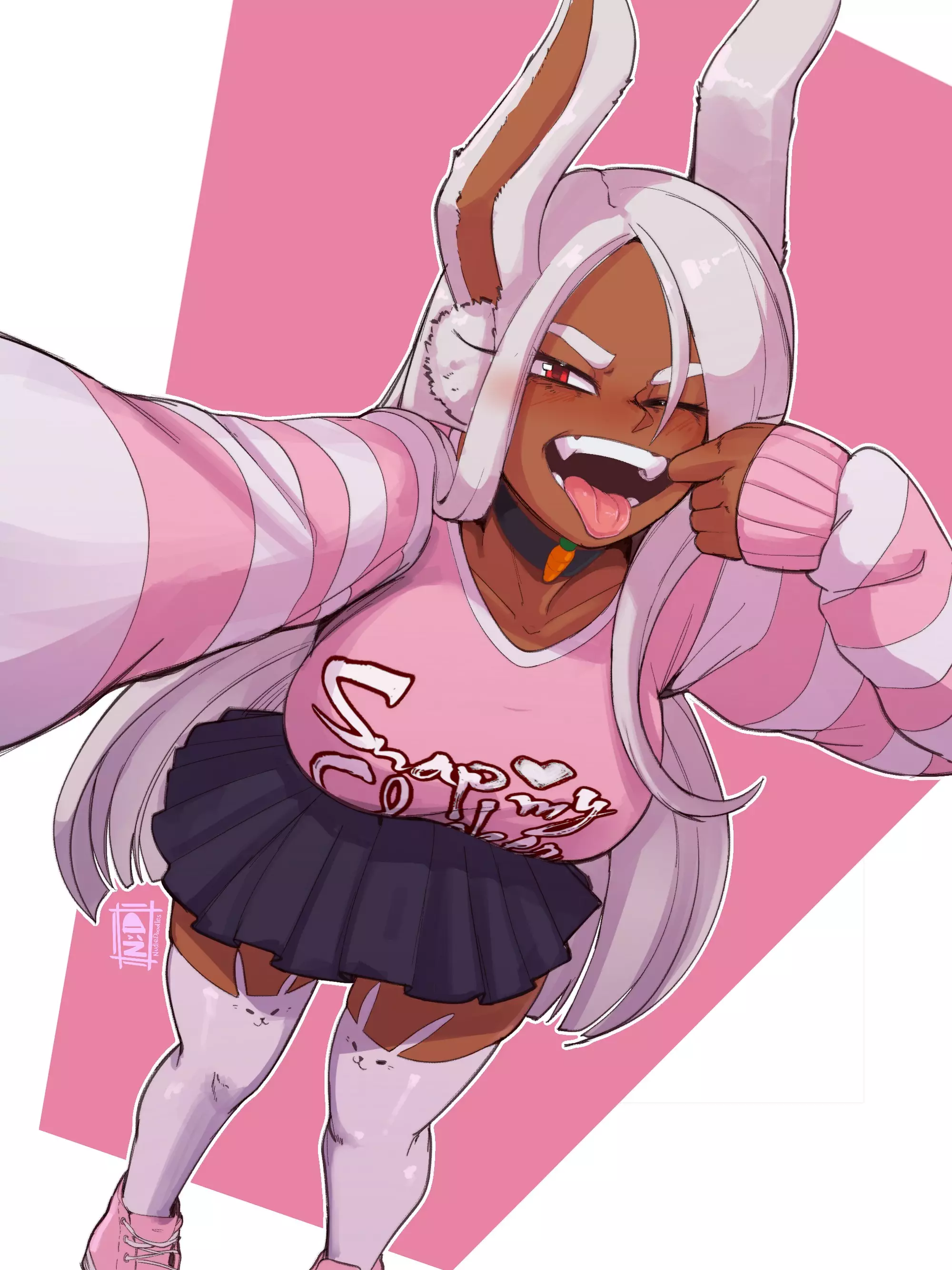 E Bunny Miruko Nudiedoodles 09