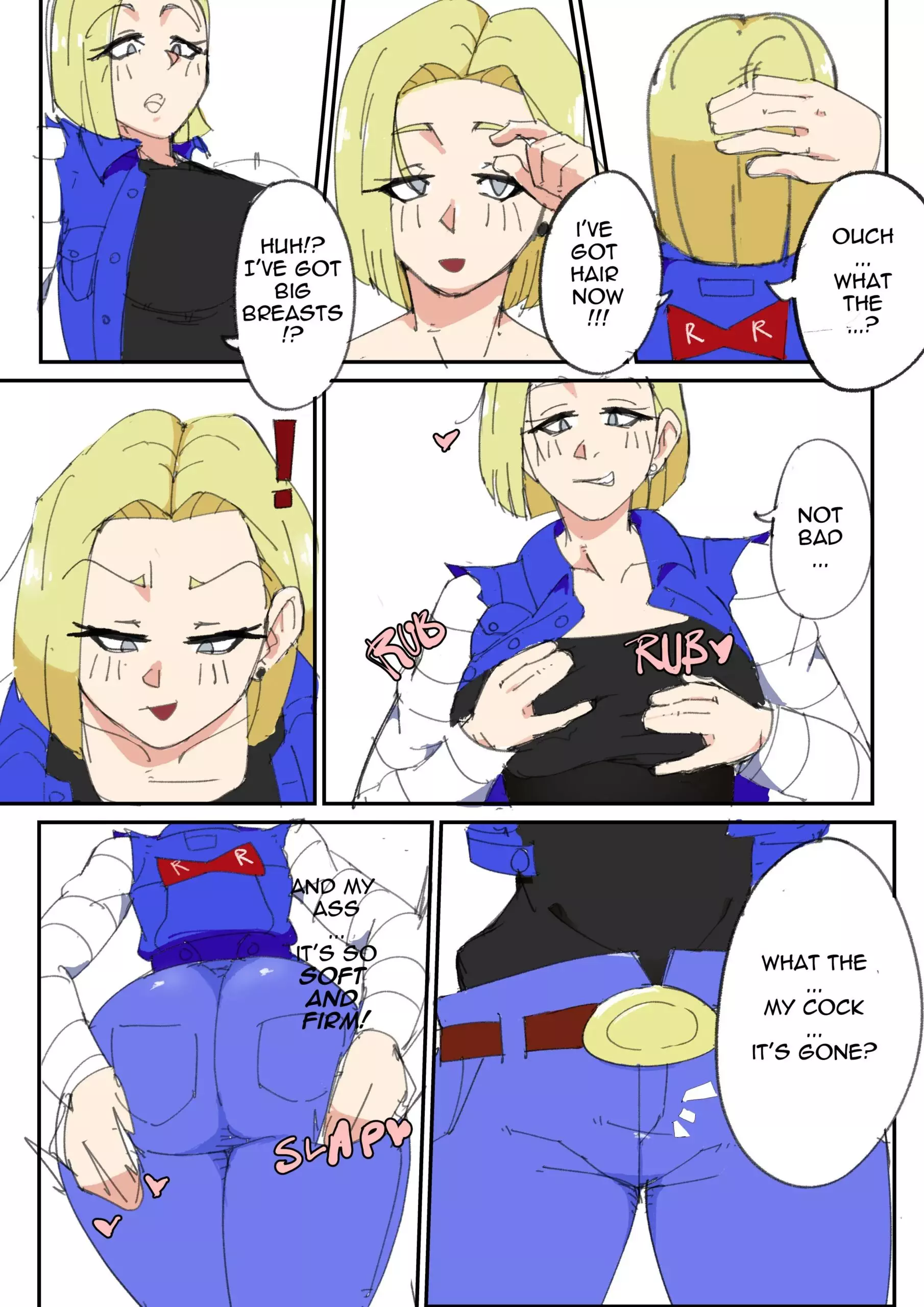 Android 18 & Master Roshi Accidentally Get Their Bodies Swapped!