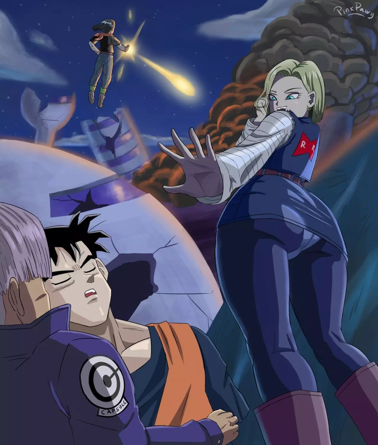 Android 18 Stays in the Future