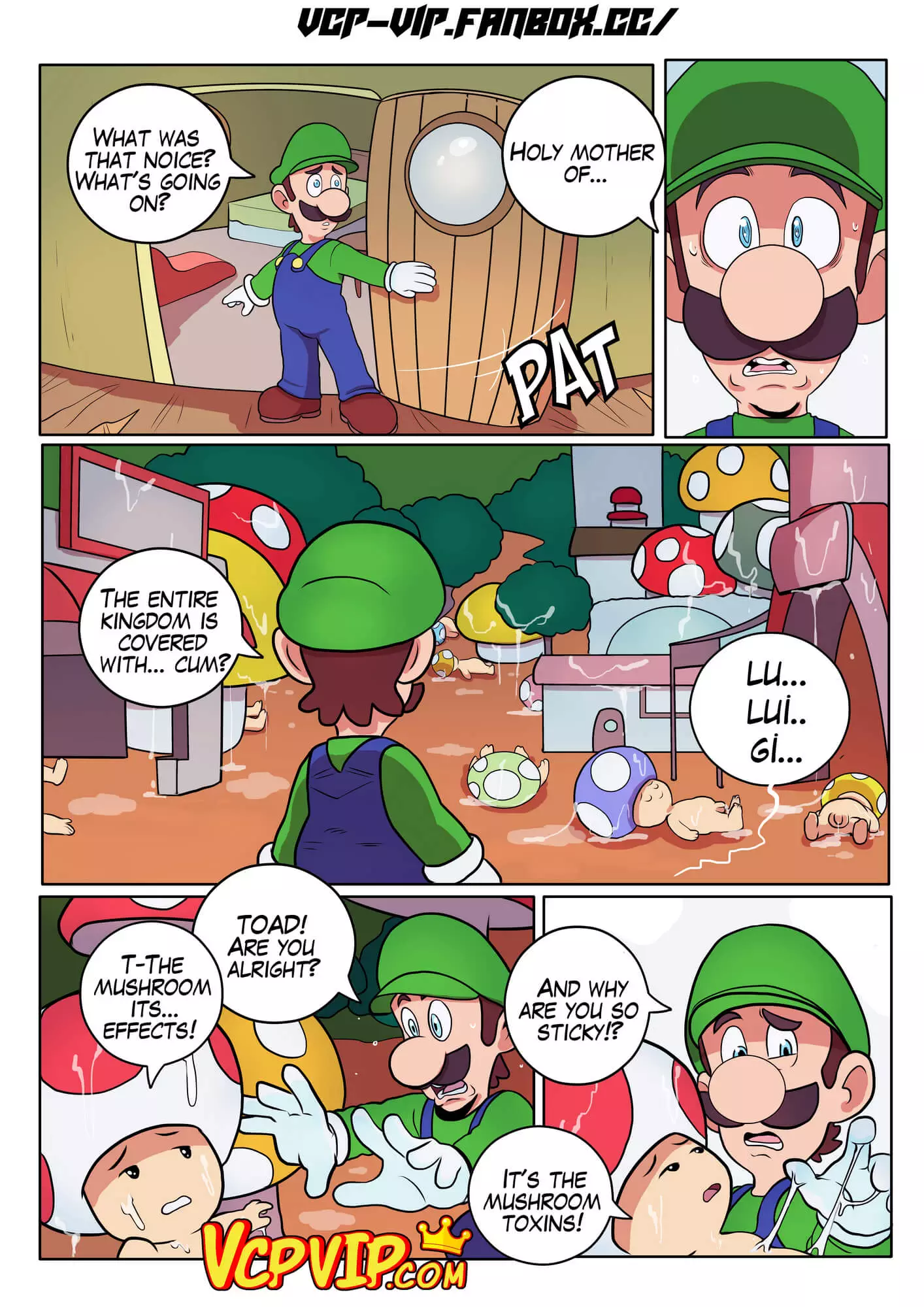 Fucker Mario Bro Gansoman Porn Comic 04