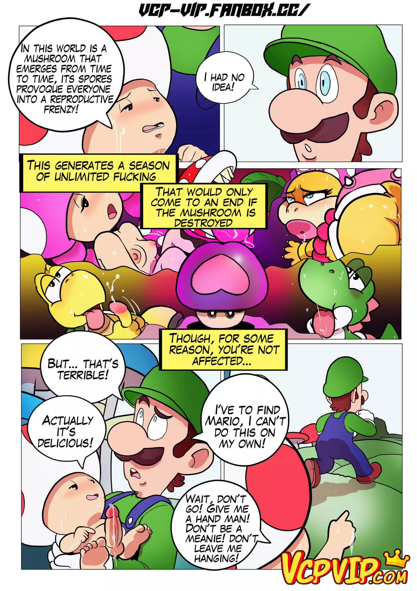 Fucker Mario Bro Gansoman Porn Comic 05