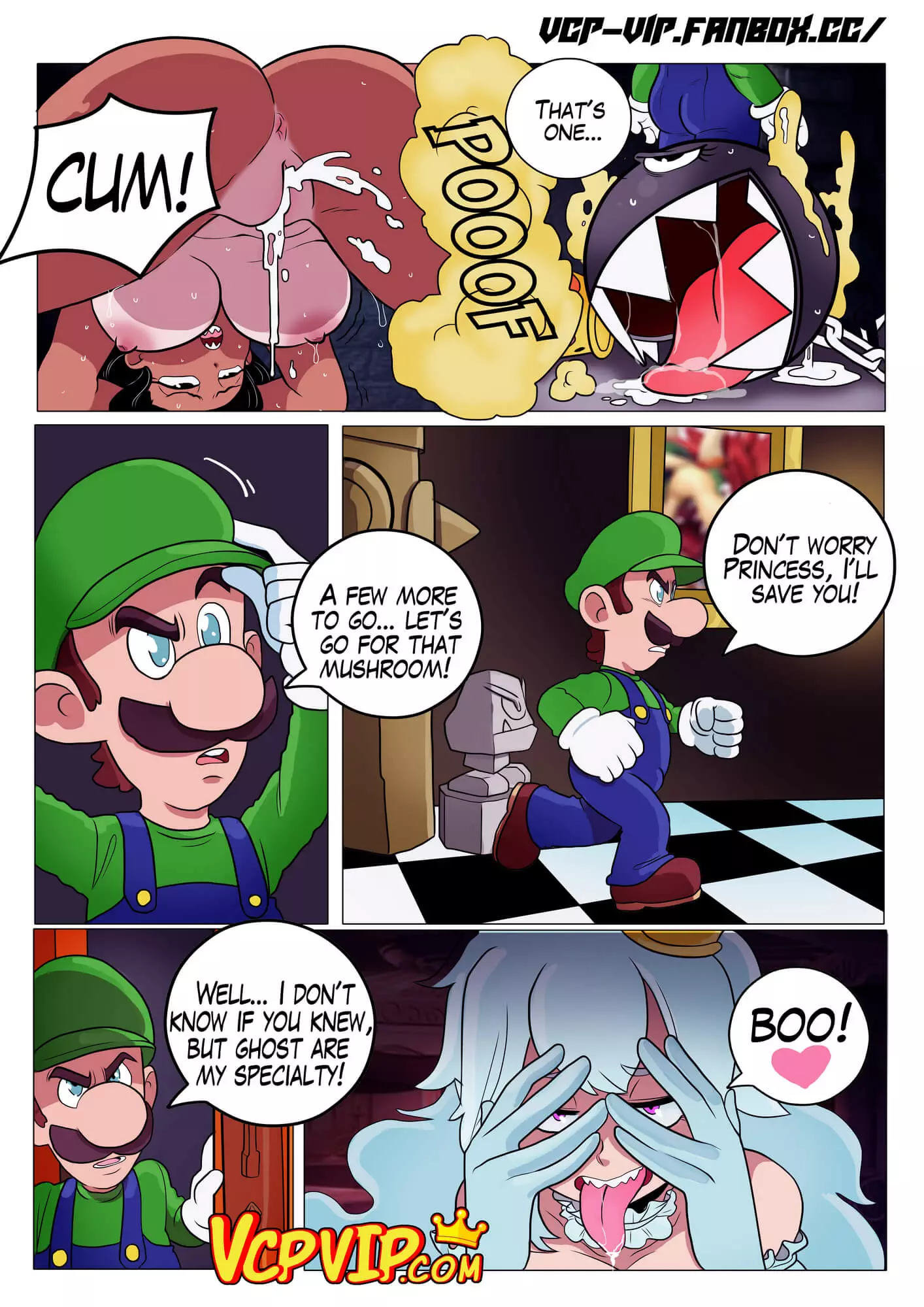 Fucker Mario Bro Gansoman Porn Comic 11