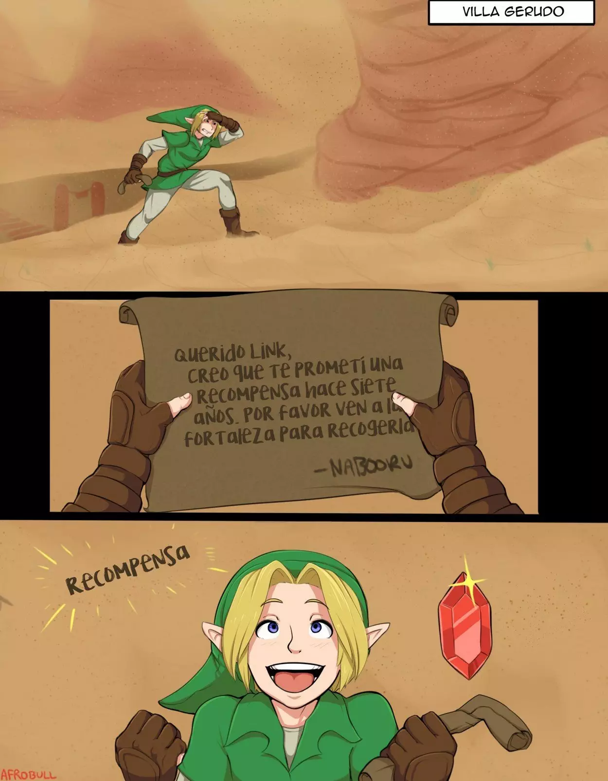 Destinos Alternativos – Zelda