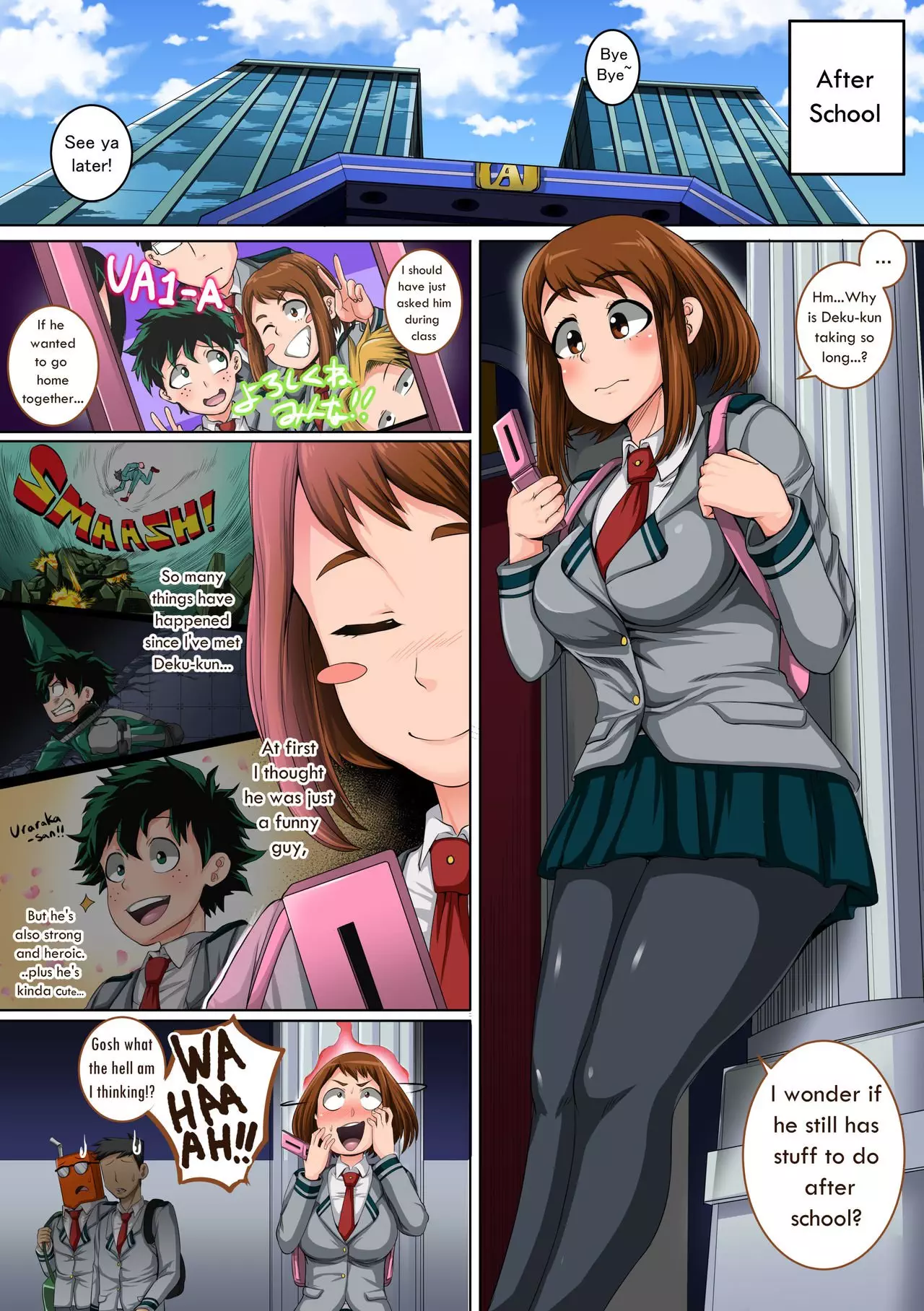 Boku no Harem Academia – 3-wa Ochako Hen “Arata na SEX Friend”