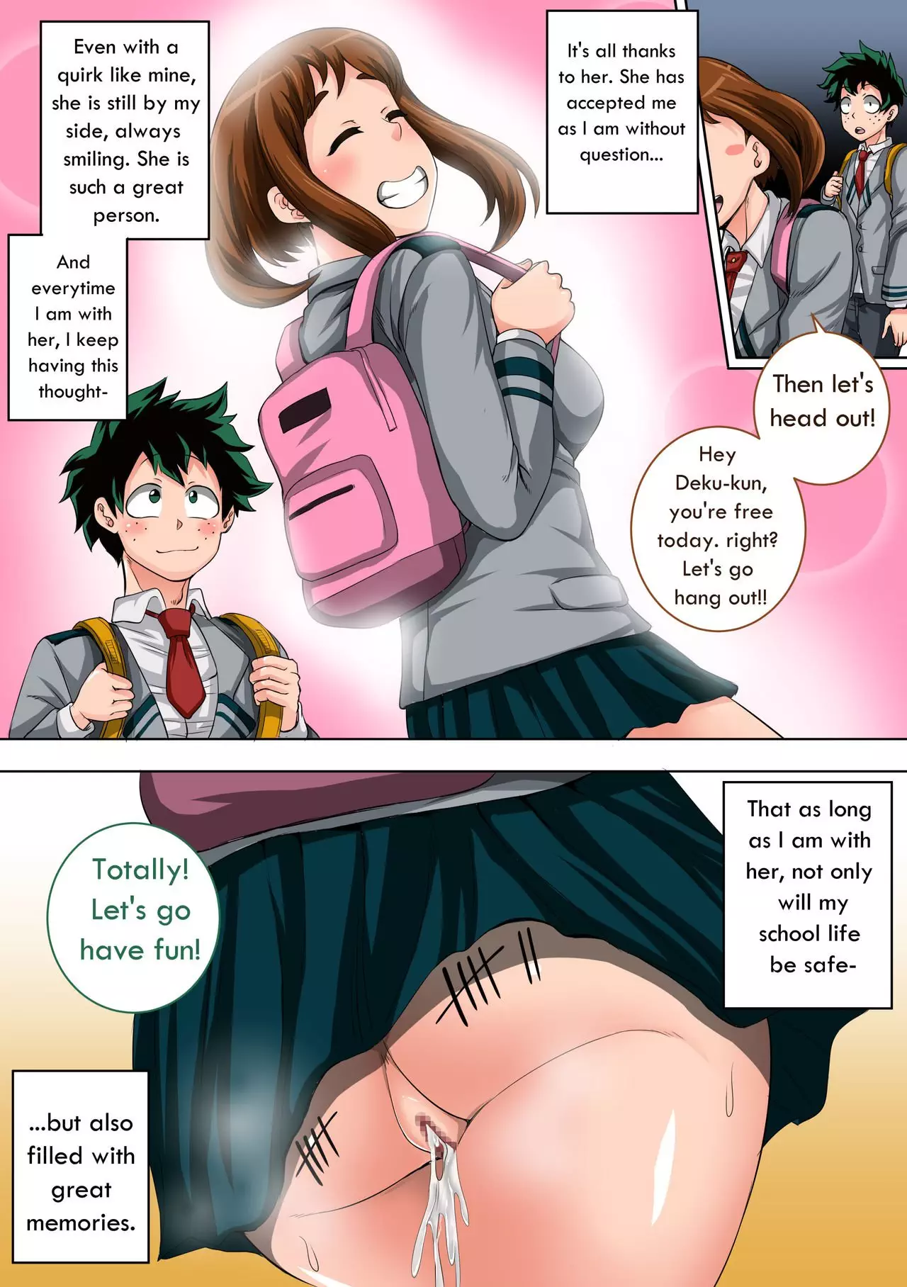 Boku no Harem Academia – 3-wa Ochako Hen “Arata na SEX Friend”