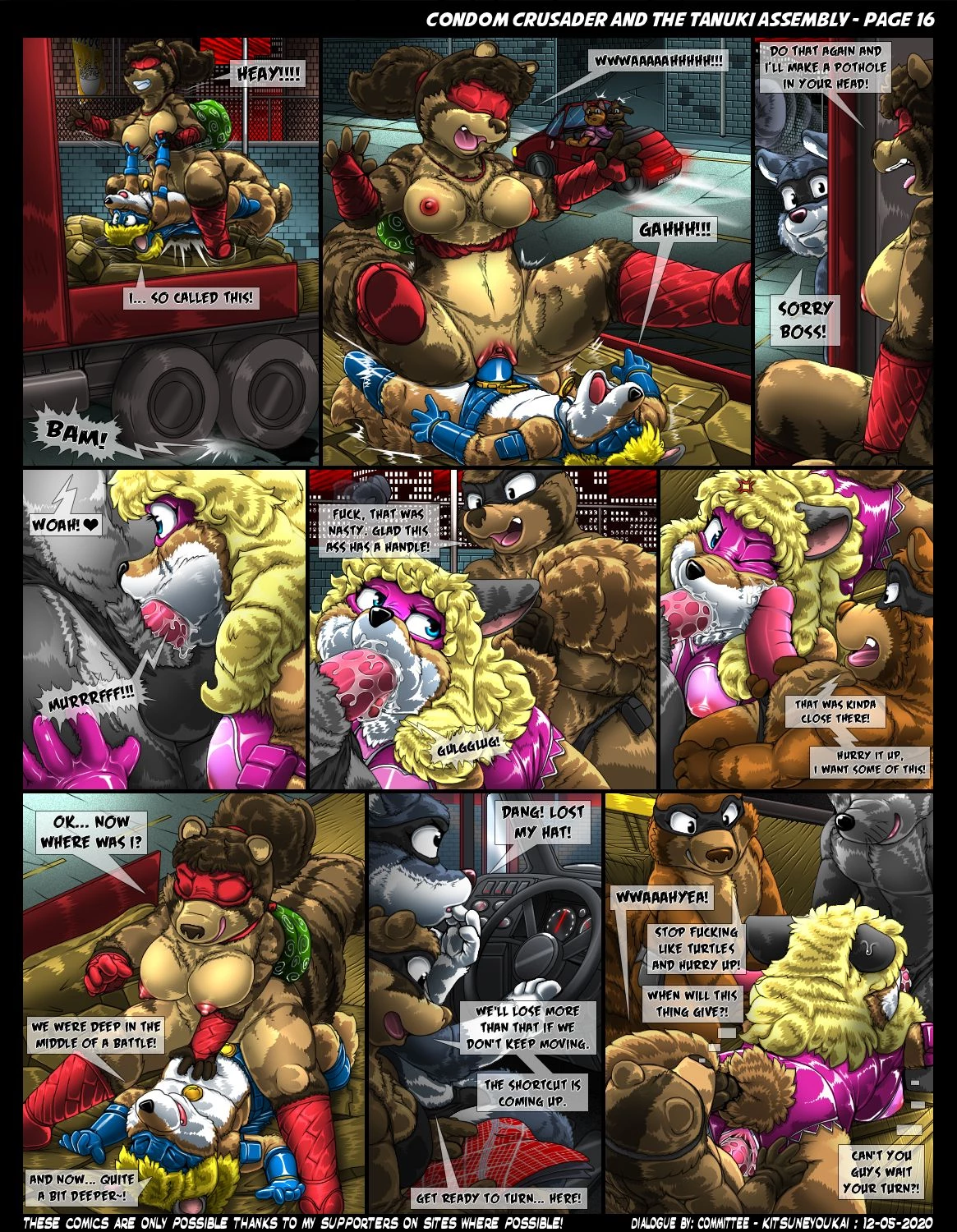 Condom Crusader and the Tanuki Assembly image number 15