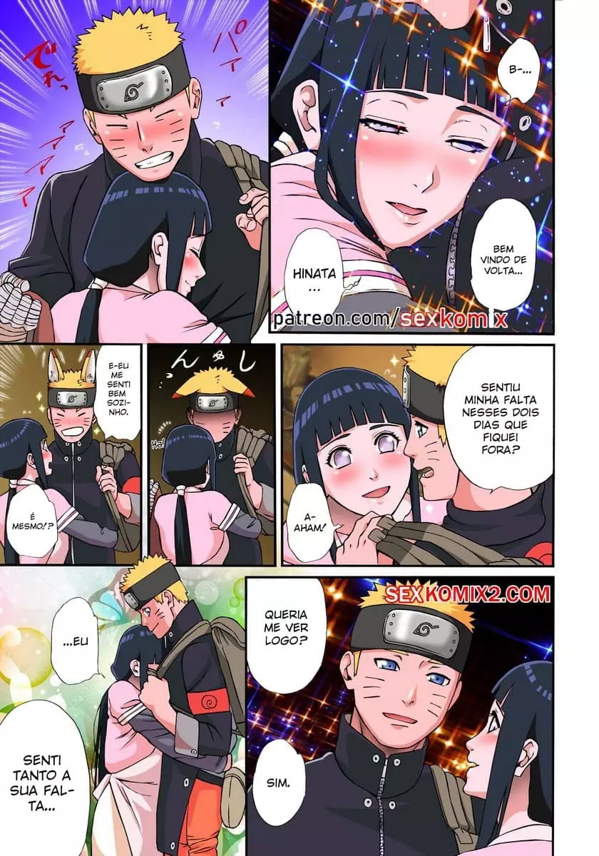 Naruto comendo a hinata de maneira bem gulosa