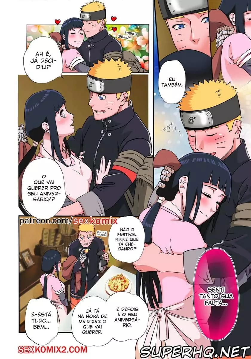 Naruto comendo a hinata de maneira bem gulosa