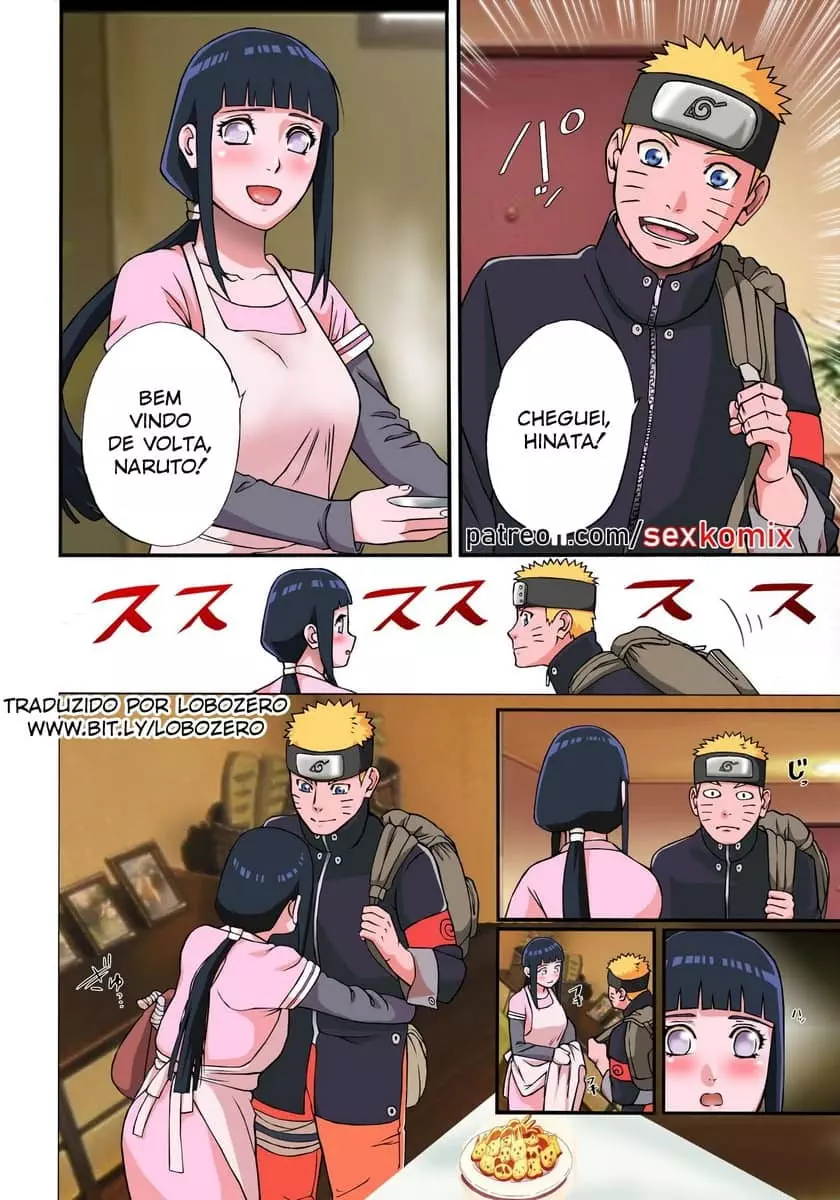 Naruto comendo a hinata de maneira bem gulosa