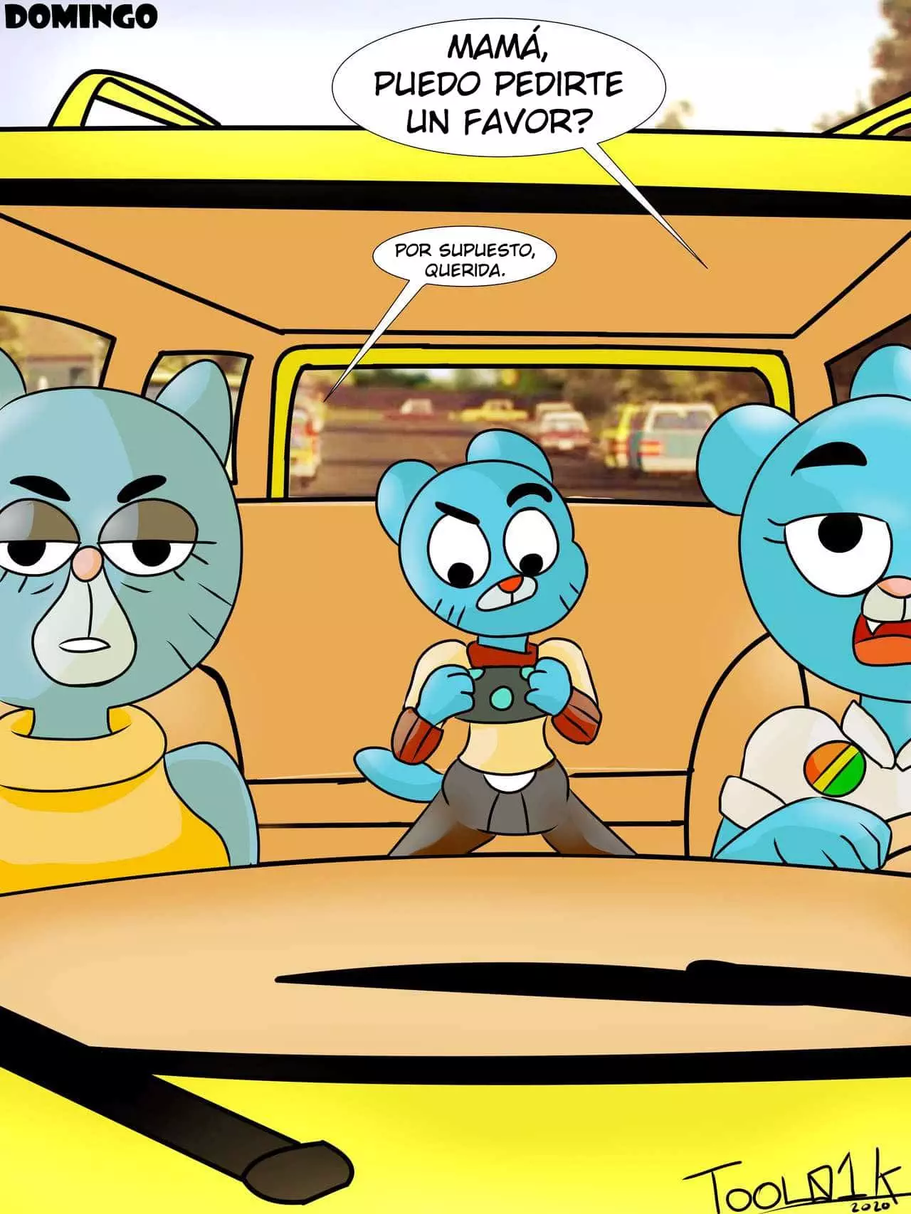 Gumball y su abuela Follando a escondidas