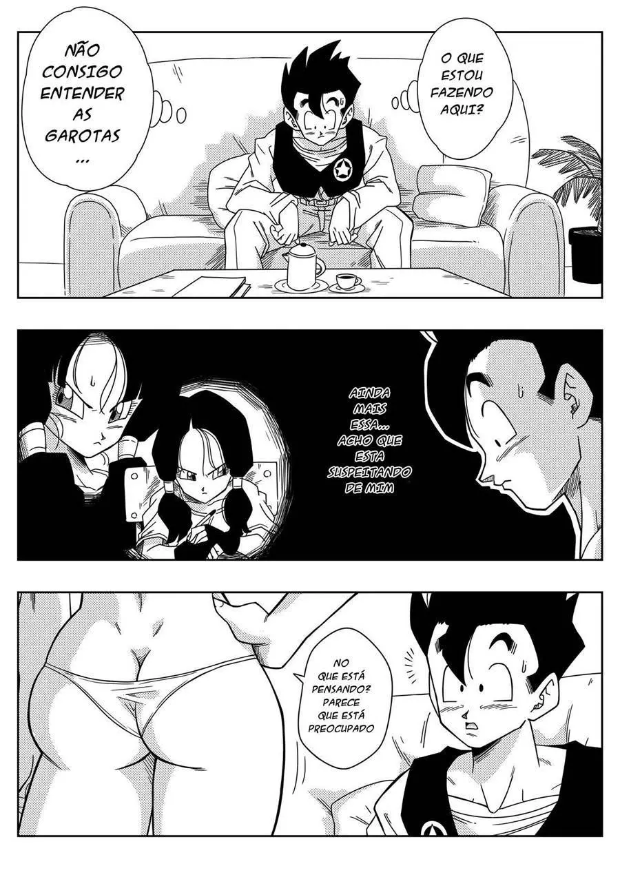 Gohan metendo a piroca na bunda da vadia