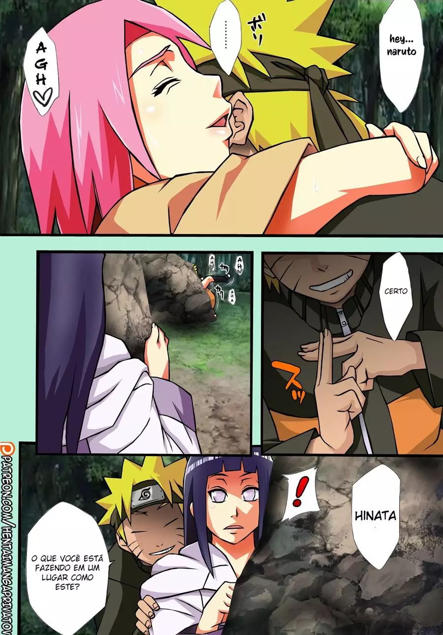 Hinata e Sakura fodendo e mostrando a xoxota gulosa