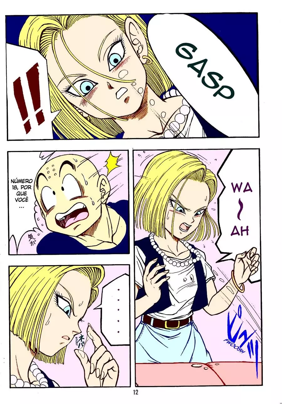 Android 18 sentando em cima de uma piroca dura e grossa