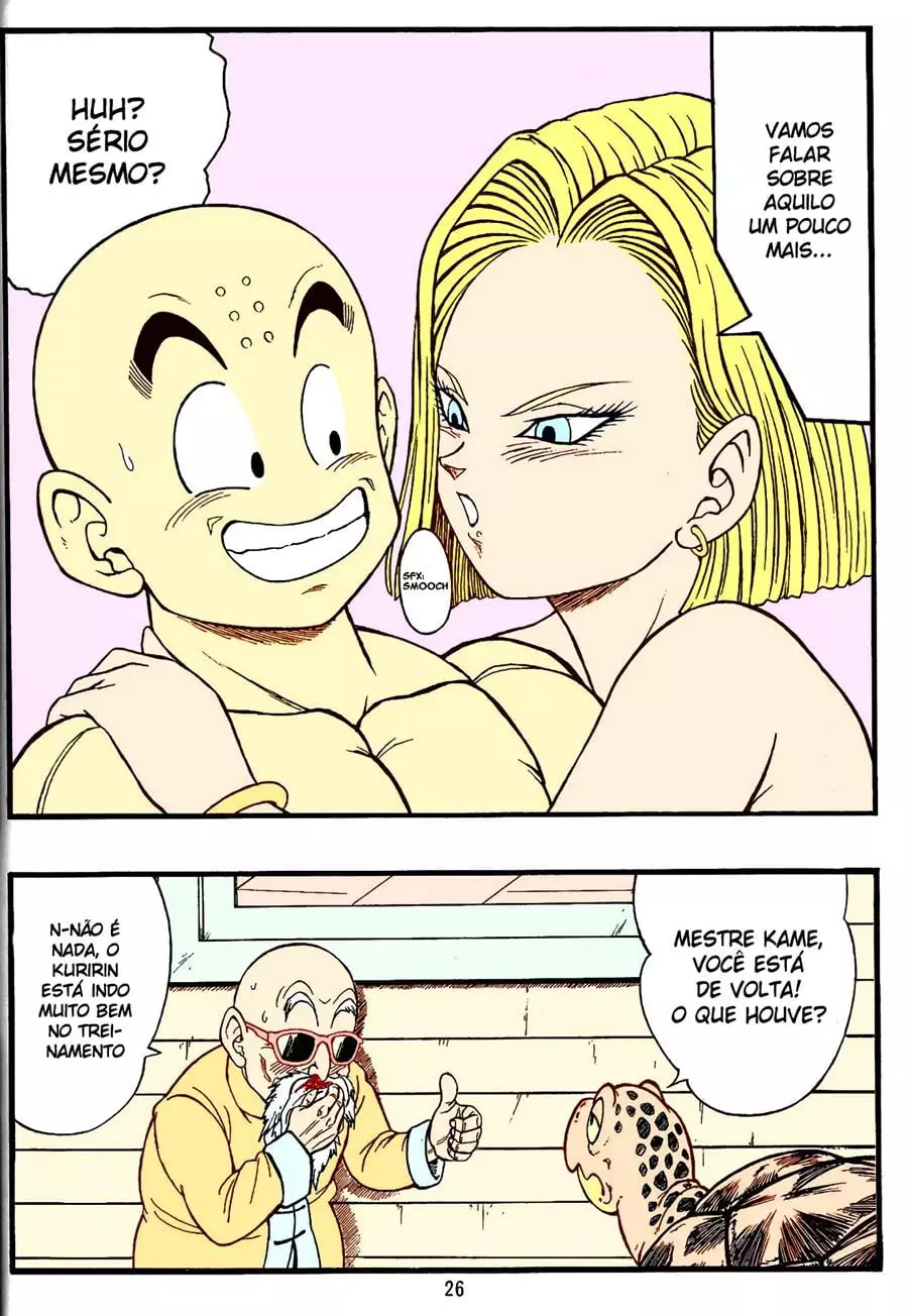 Android 18 sentando em cima de uma piroca dura e grossa