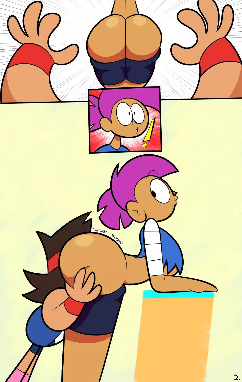 OK K.O xxx Ko y Enid follando en Let’s Be Heroes Porno