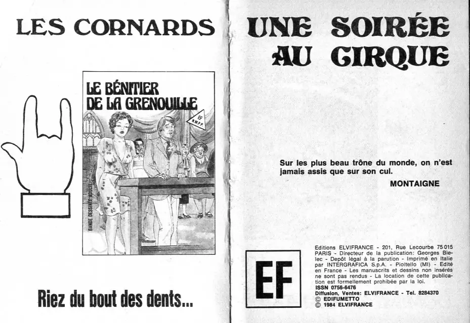 Elvifrance - Satires 48  Une soirée au cirque numero d'image 1