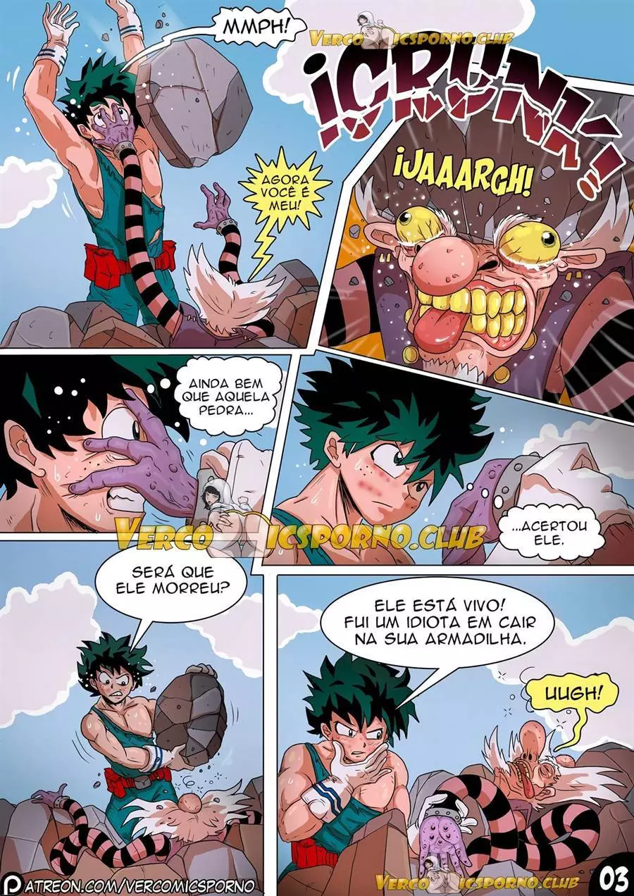 Boku no Hero Academia anal com uma ninfeta deliciosa