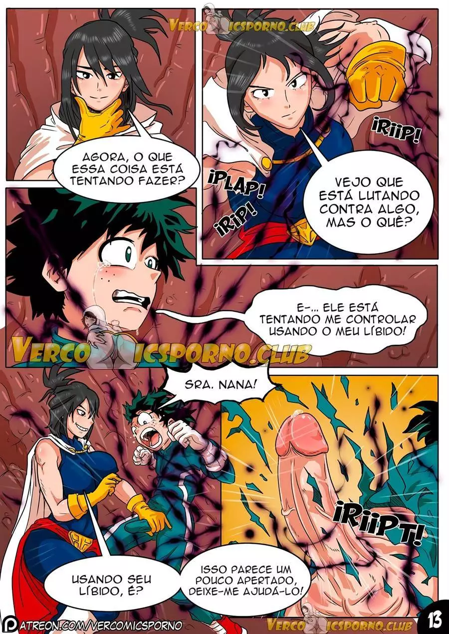 Boku no Hero Academia anal com uma ninfeta deliciosa