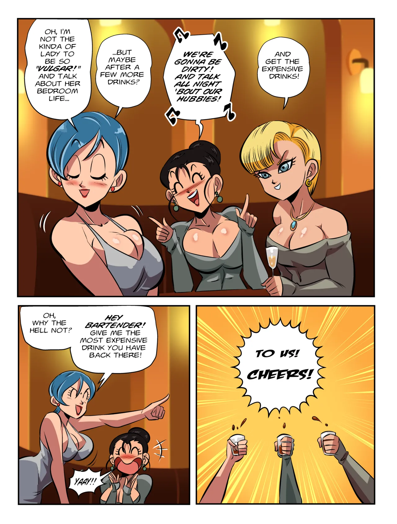 Girls Night Out in Dragon Ball Super – FreeComix Fun