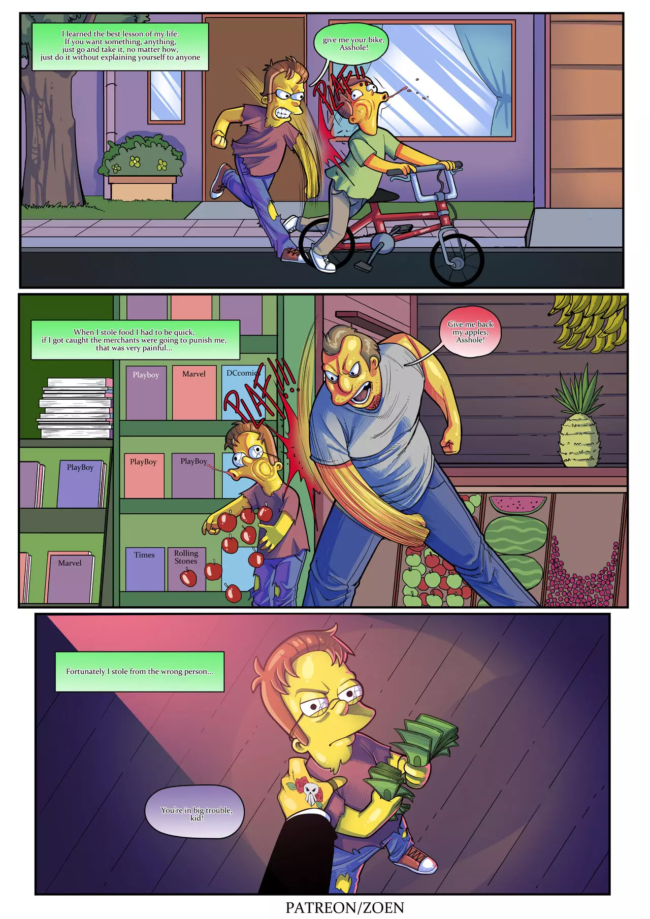 The Simpsons Bad Boy by Zoen – Read on Patreon