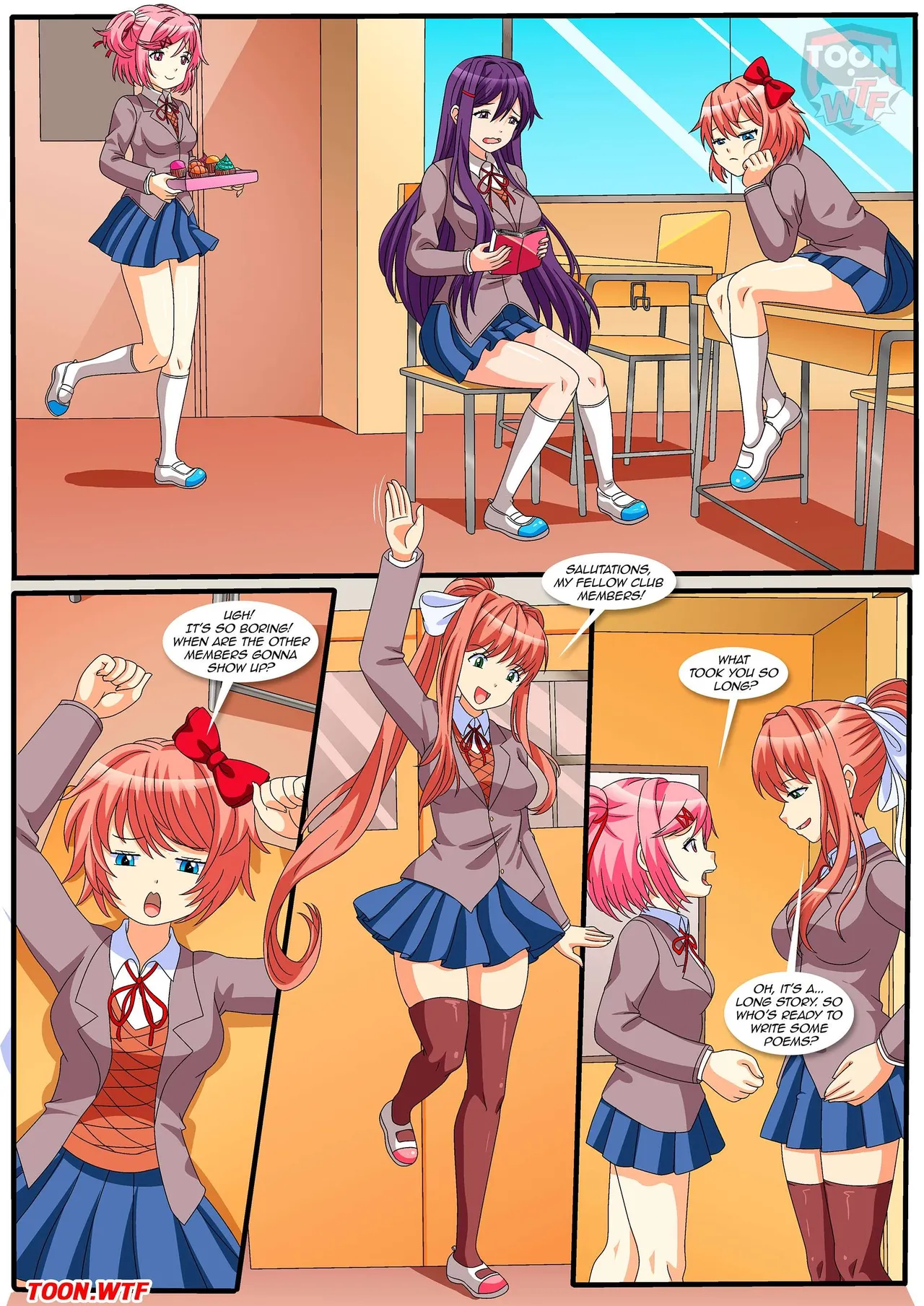 Doki Doki Literature Club with FreeComix Today