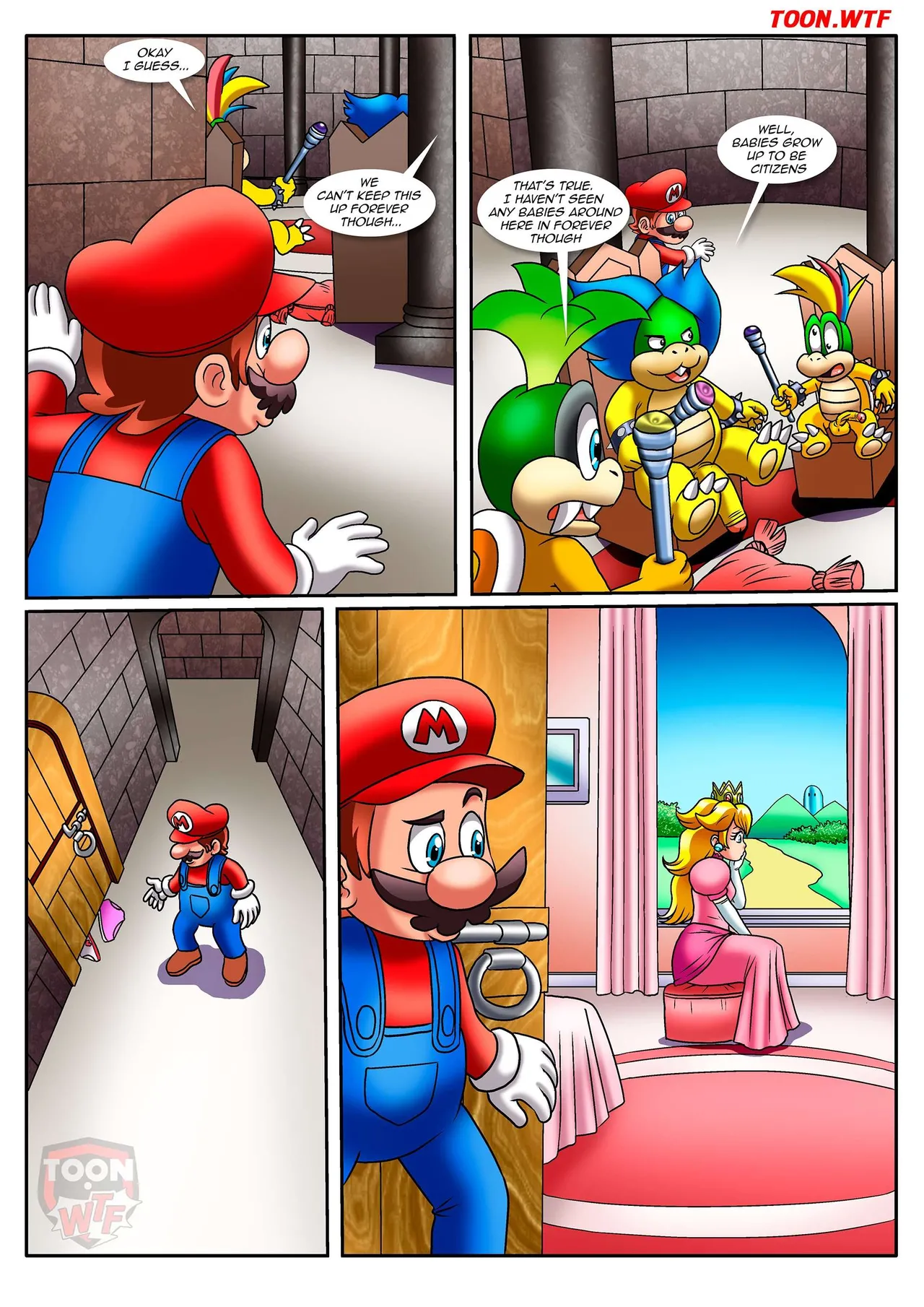 Carnal Castle in Super Mario: A PalComix Adventure