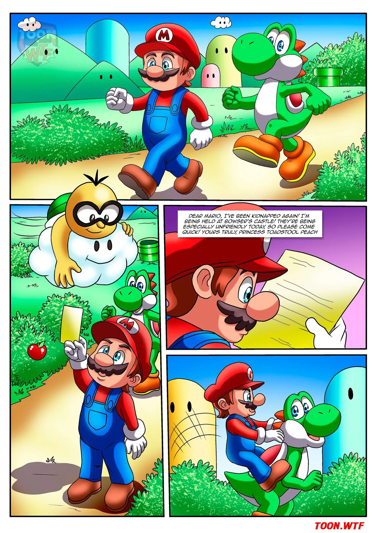 Carnal Castle in Super Mario: A PalComix Adventure