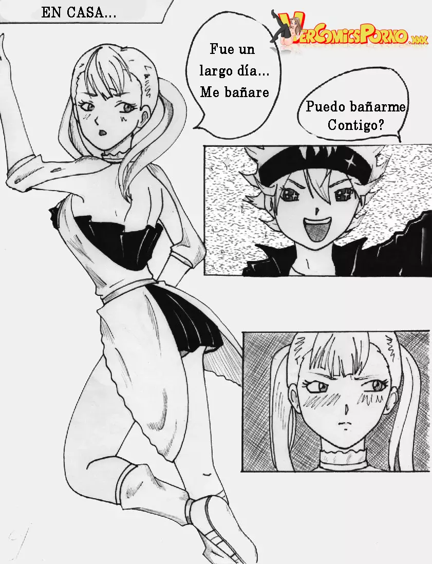 Black Clover hentai Asta y Noelle follando