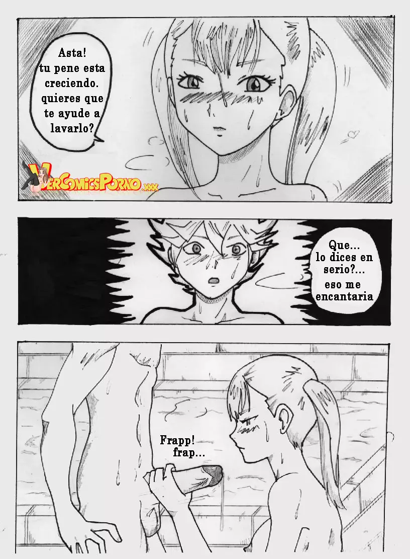 Black Clover hentai Asta y Noelle follando