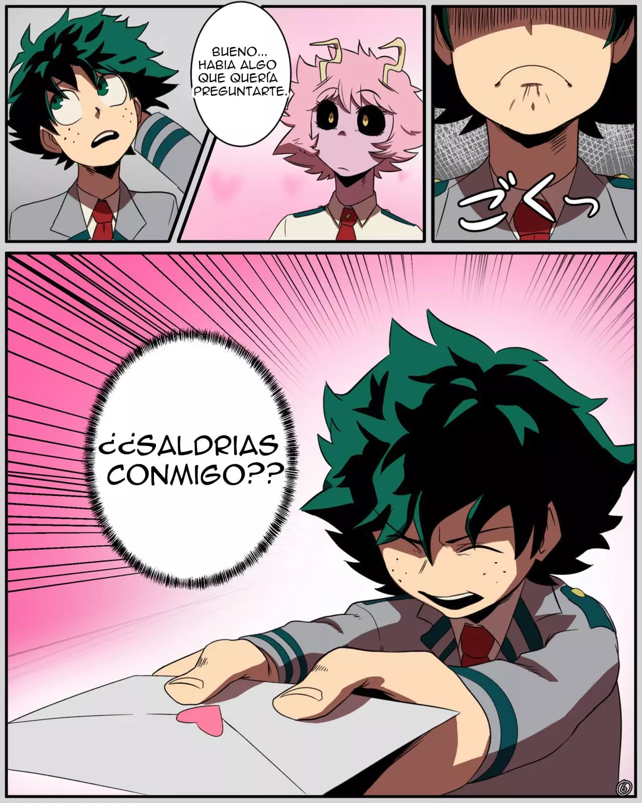 Mina x Izuku Cap 2 – Hentai Comic