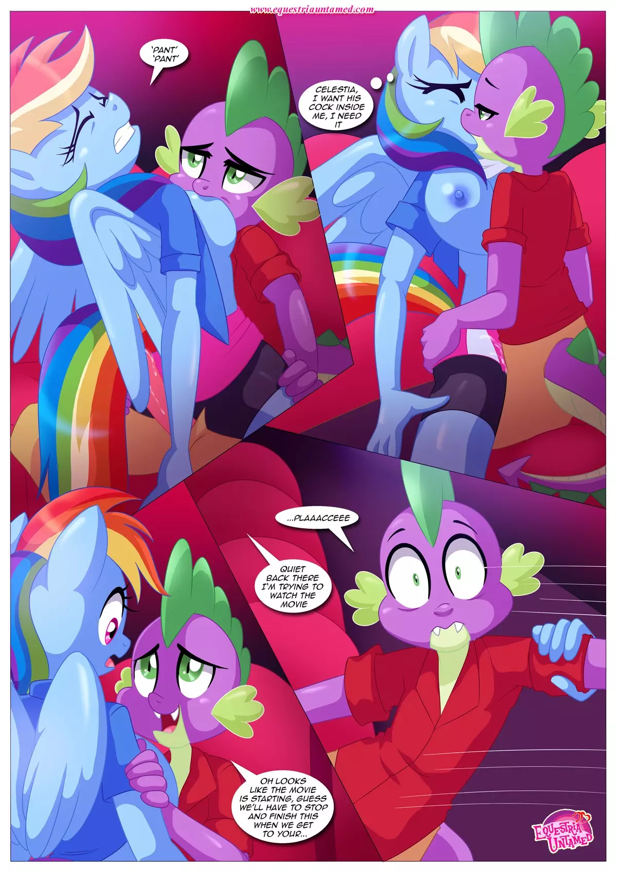 Rainbow Dashs Game Of Extreme Pda 31