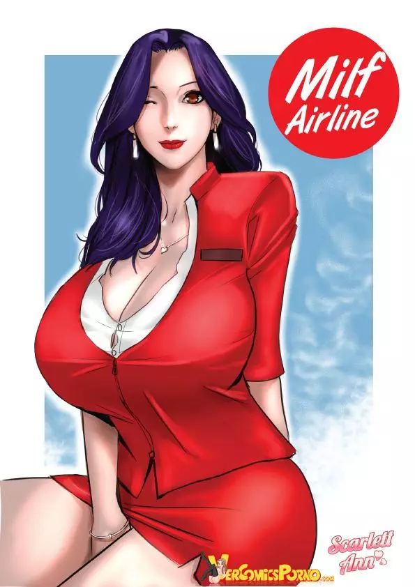 Milf Airline en español sexy Azafata milftoon follando Parte 1