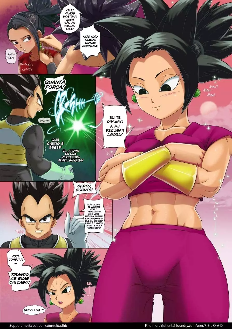 Arrombando o cuzinho da Kefla e Caulifla