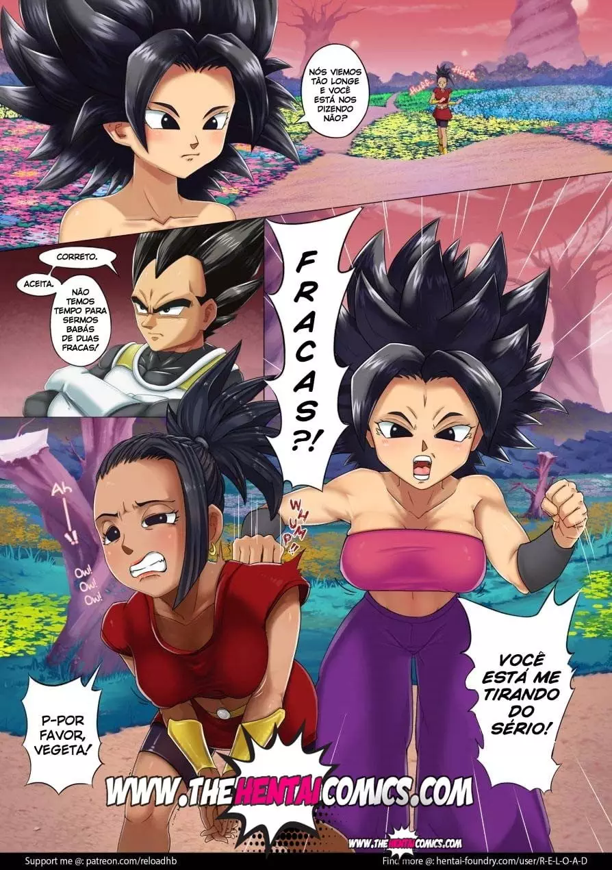 Arrombando o cuzinho da Kefla e Caulifla