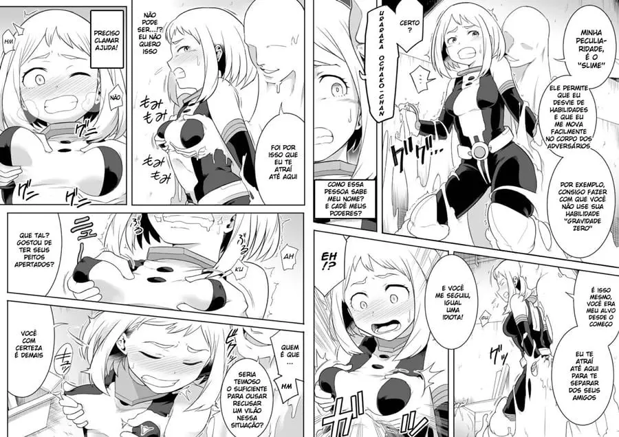 Uraraka escrava sexual levando rola na buceta