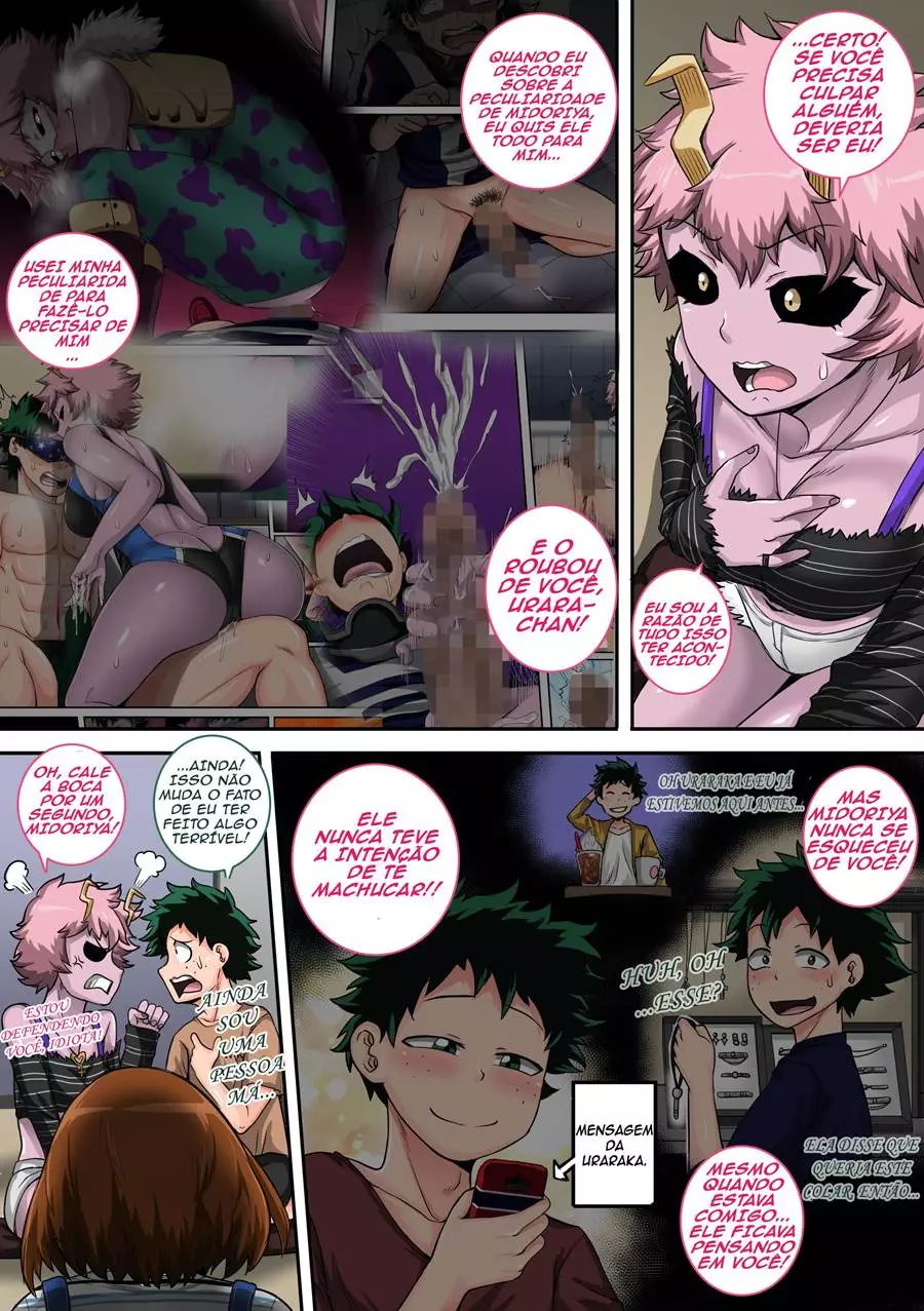 Safadas levando surra de pica dura no boku no harem academia