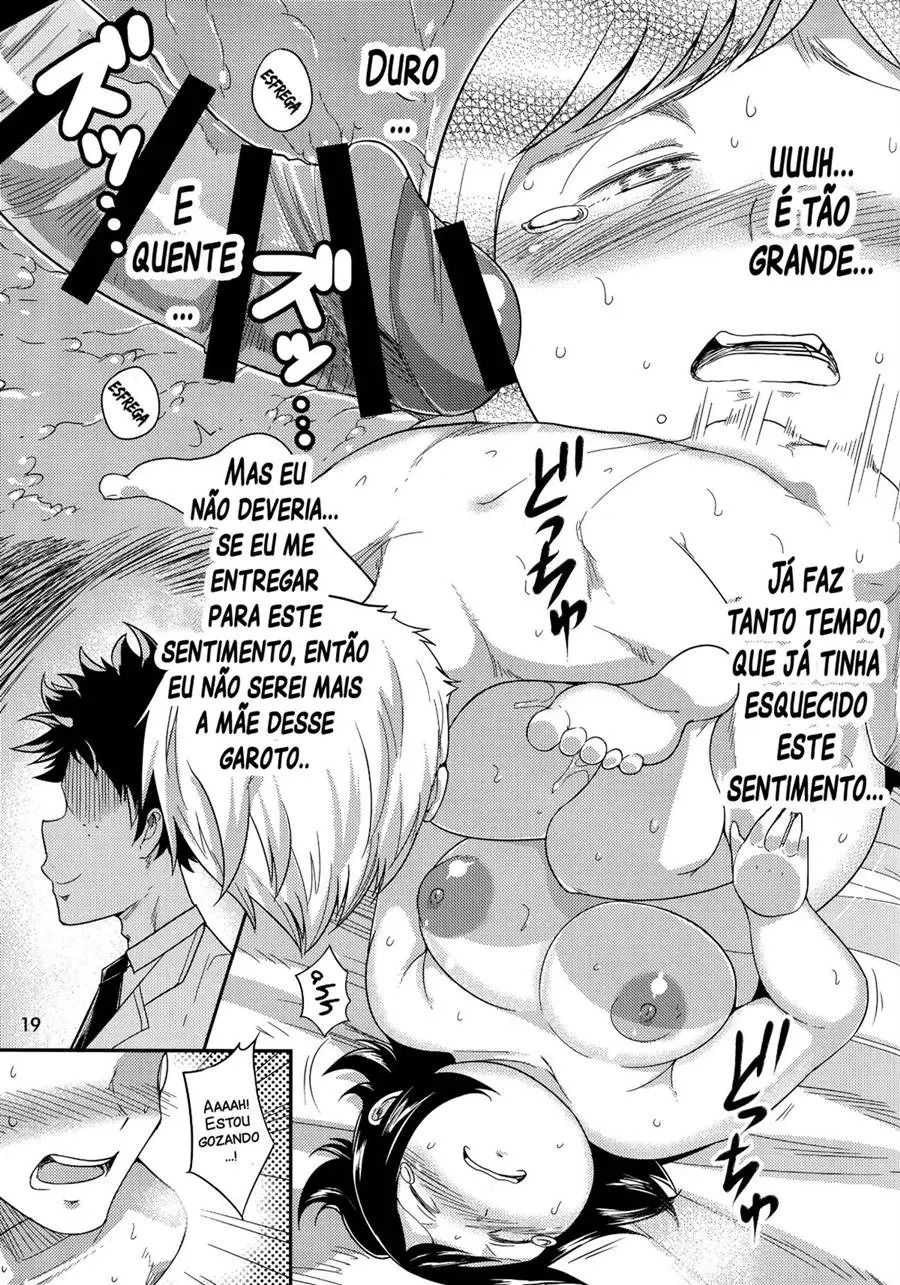 Hero no Okaa-san fazendo sexo e gozando