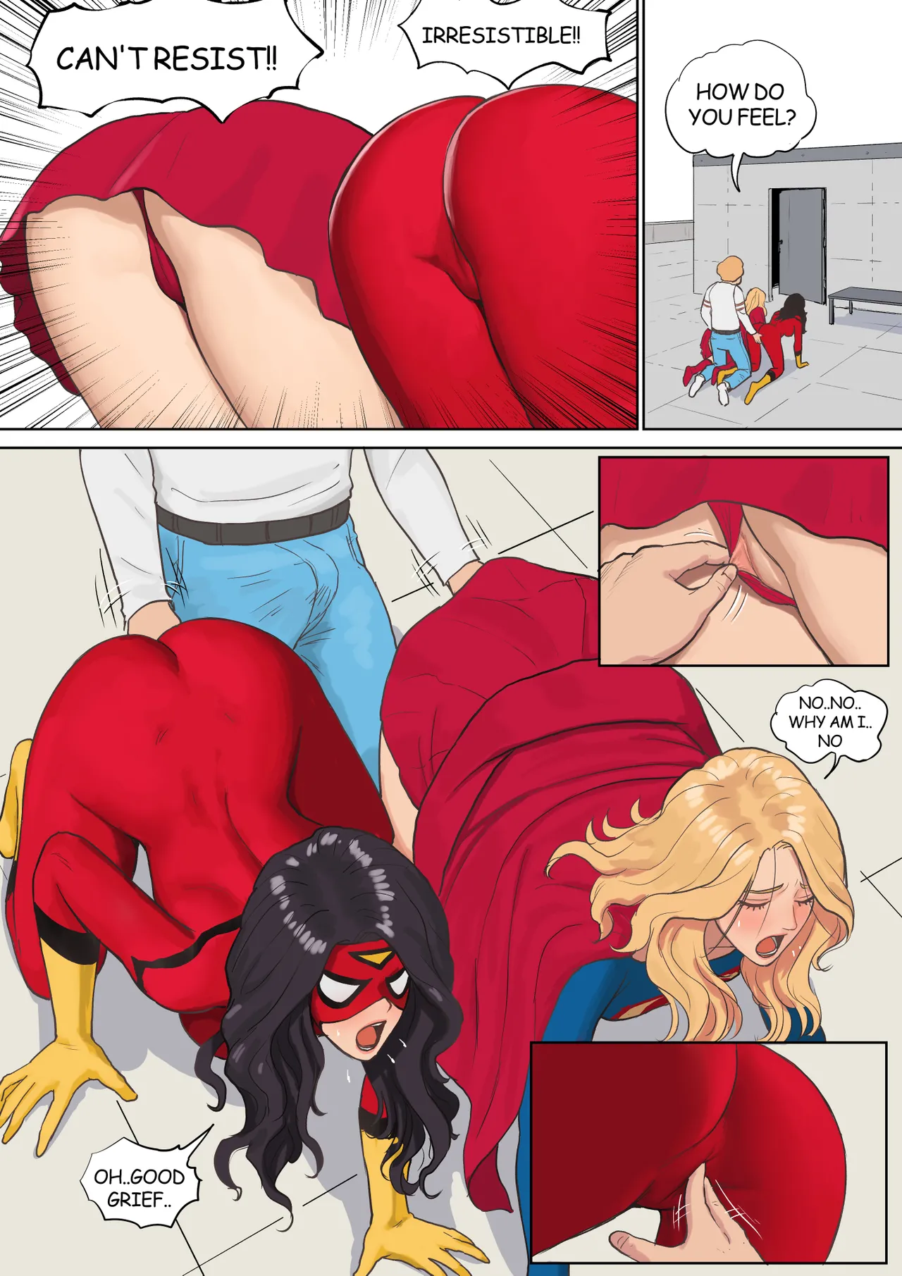 Mezzo: Supergirl and Spiderwoman Unite in FreeComix