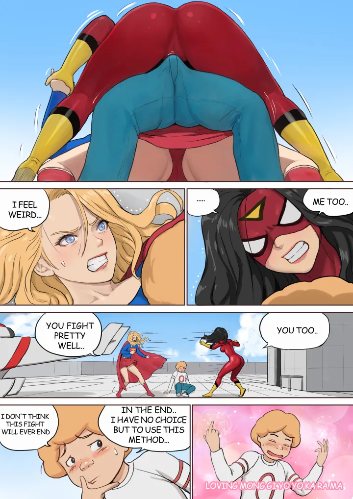 Mezzo: Supergirl and Spiderwoman Unite in FreeComix