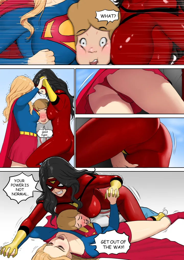 Mezzo: Supergirl and Spiderwoman Unite in FreeComix