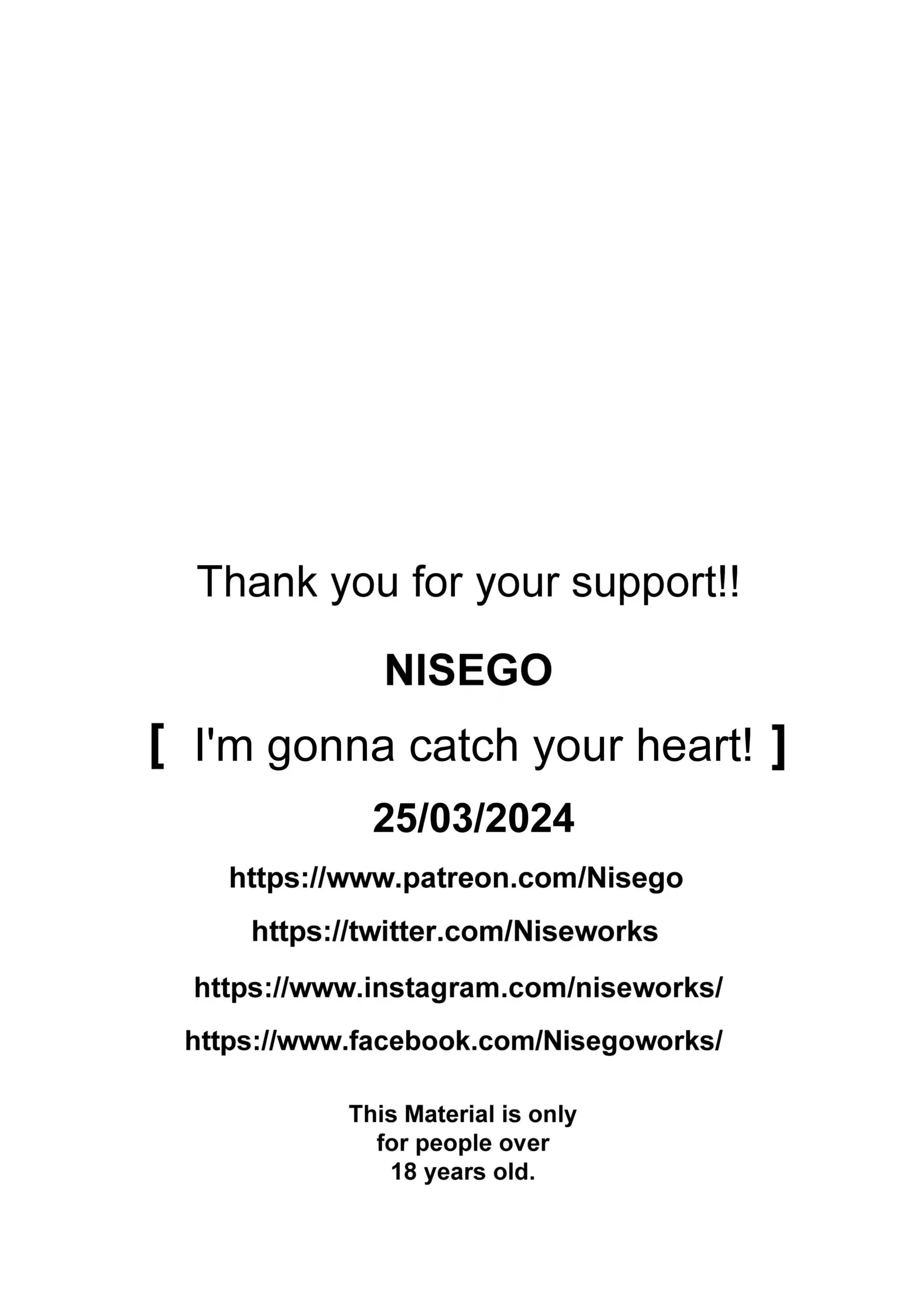 I’m Gonna Catch Your Heart! Nisego