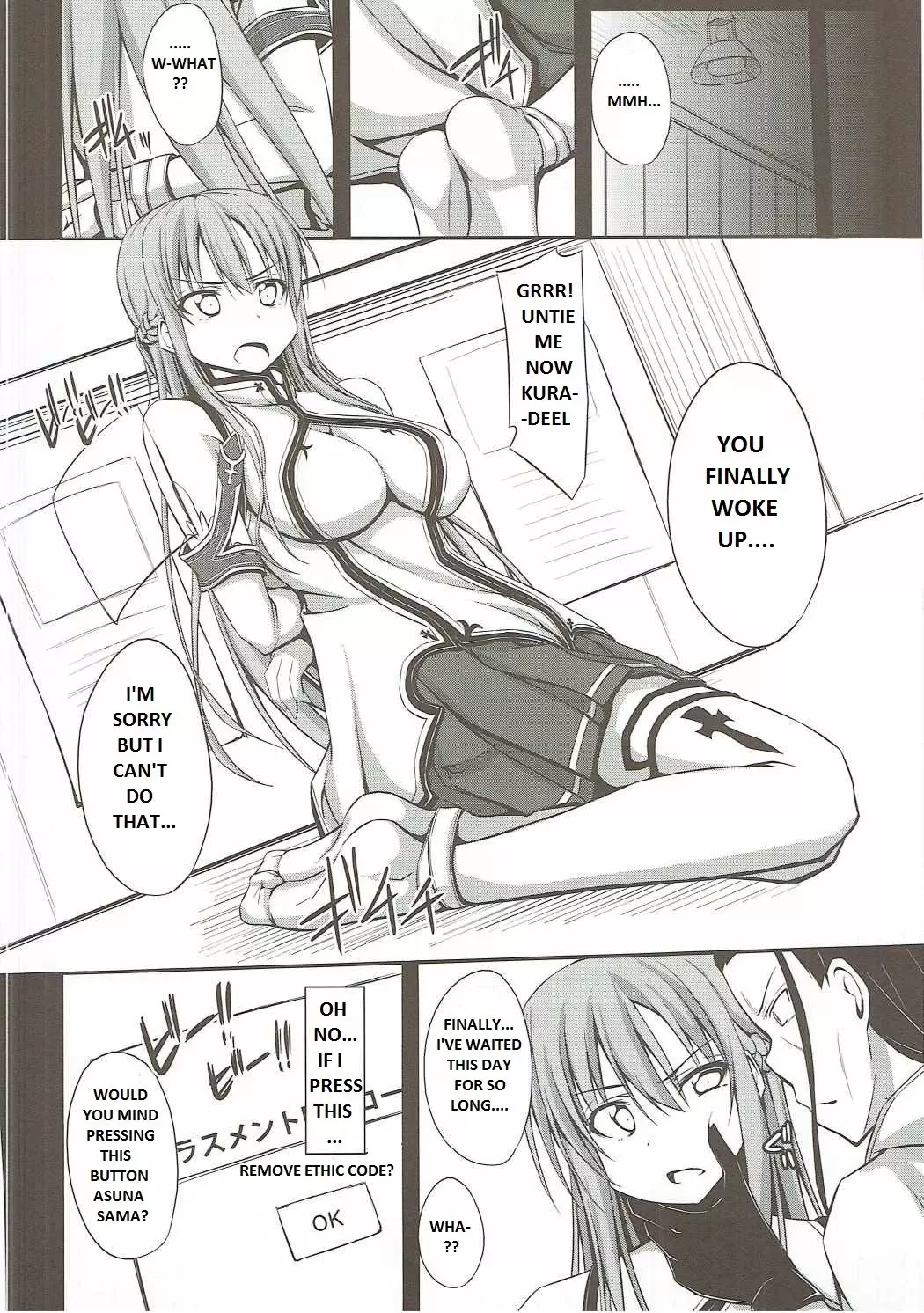 Slave Asuna Online 03