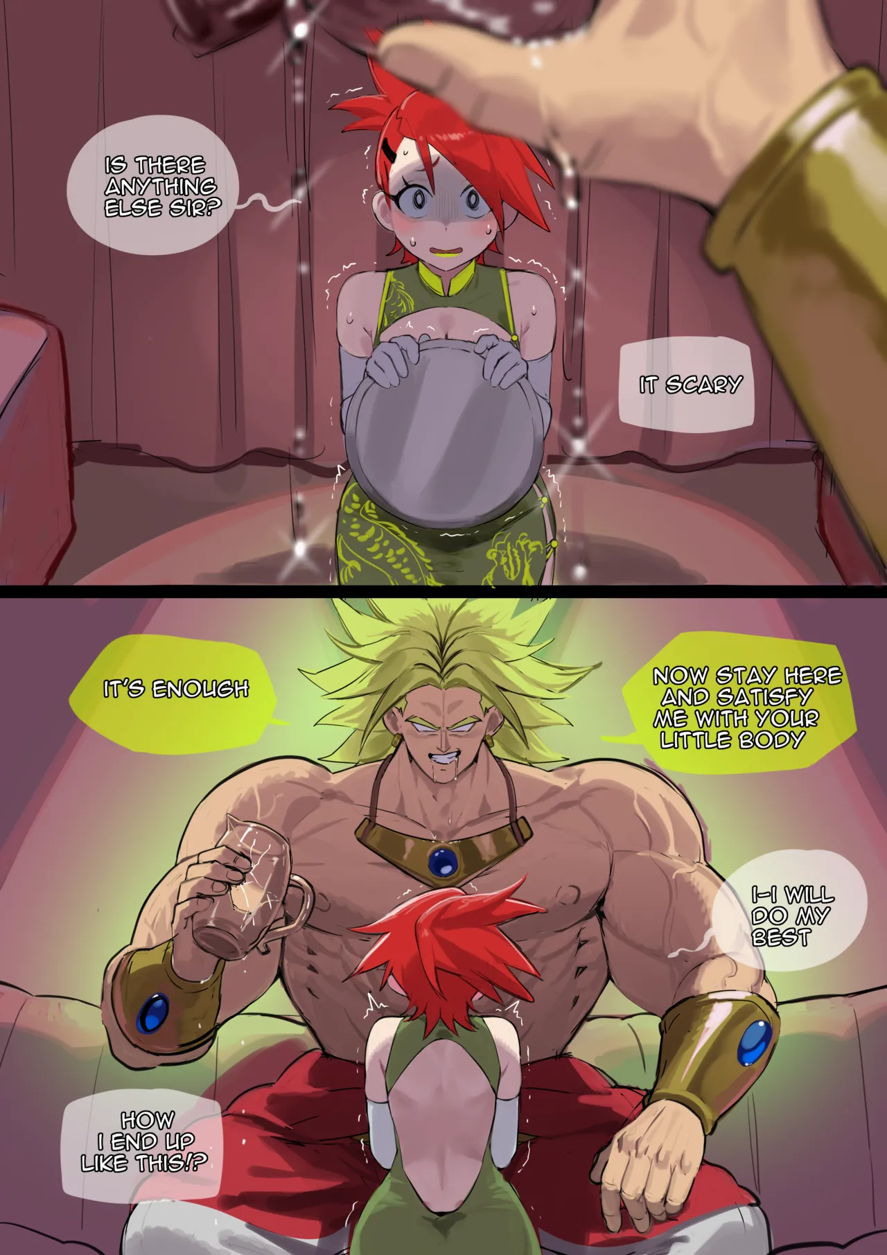 Frankie x Broly: A Unique Crossover in Imaginary Friends