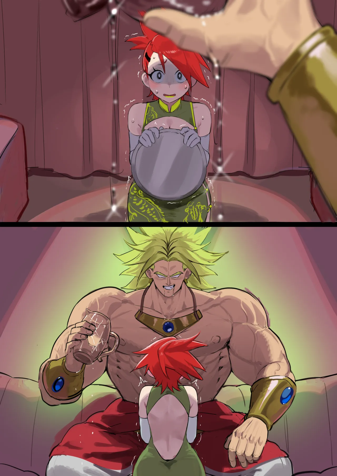 Frankie x Broly: A Unique Crossover in Imaginary Friends