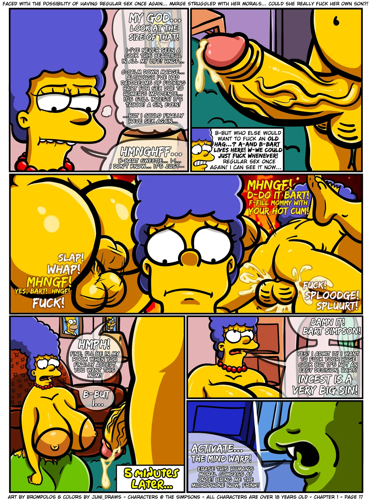 The Sexensteins 1-2: Simpsons Art by Brompolos