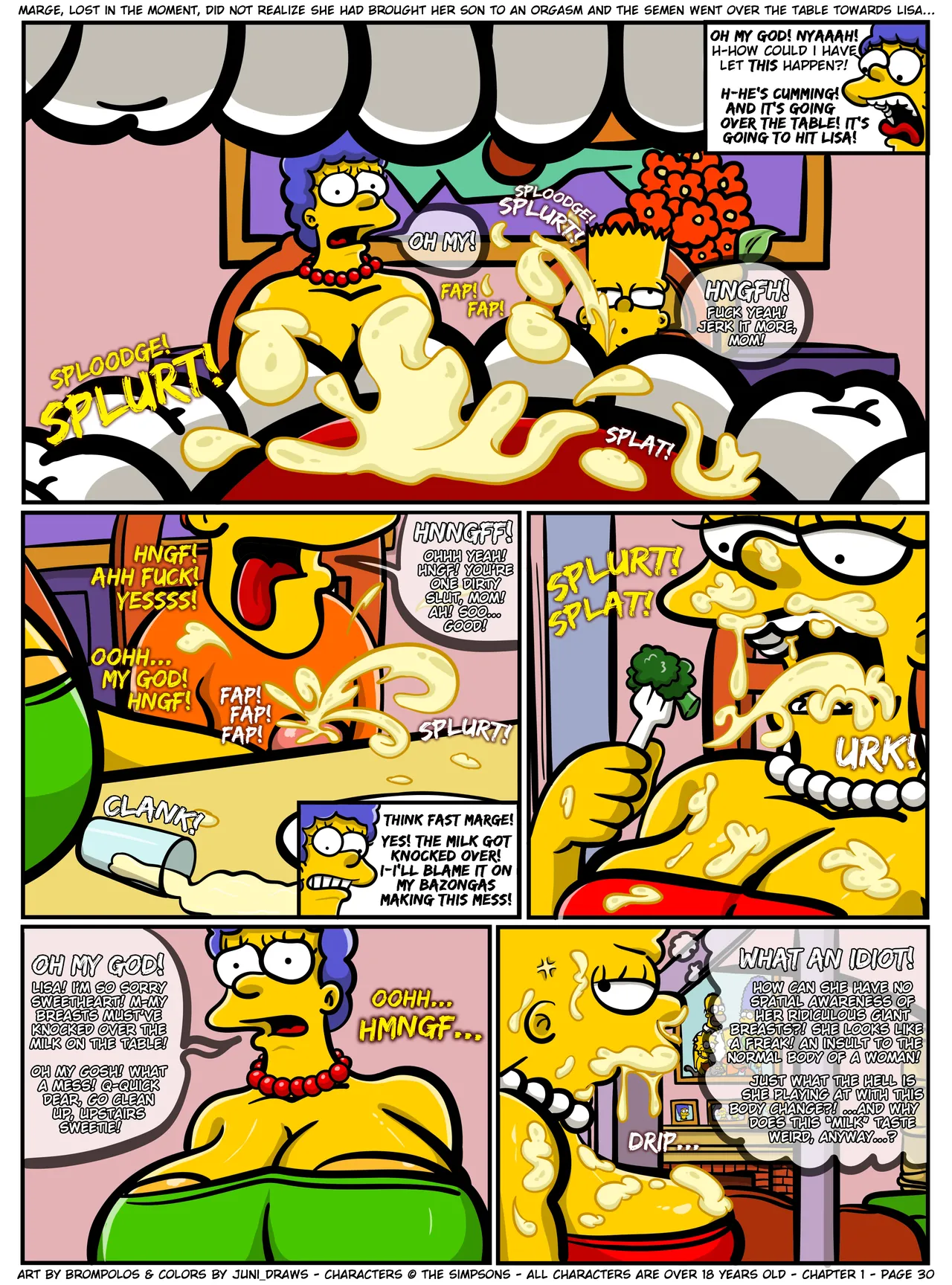 The Sexensteins 1-2: Simpsons Art by Brompolos